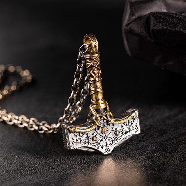 Collier Viking en Argent Sterling 925 - La Masse Divine Collier Viking en Argent Sterling 925 - La Masse Divine