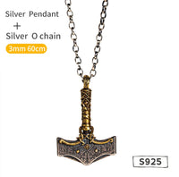 Collier Viking en Argent Sterling 925 - La Masse Divine Collier Viking en Argent Sterling 925 - La Masse Divine