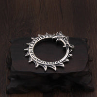 Pendentif en Argent Sterling 925 - Rune d'Ouroboros Pendentif en Argent Sterling 925 - Rune d'Ouroboros