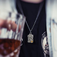 Collier Viking en Argent Sterling 925 - Stèle Runique Collier Viking en Argent Sterling 925 - Stèle Runique