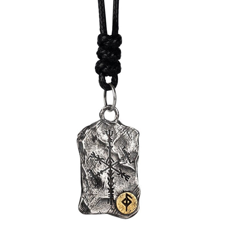Collier Viking en Argent Sterling 925 - Stèle Runique Collier Viking en Argent Sterling 925 - Stèle Runique