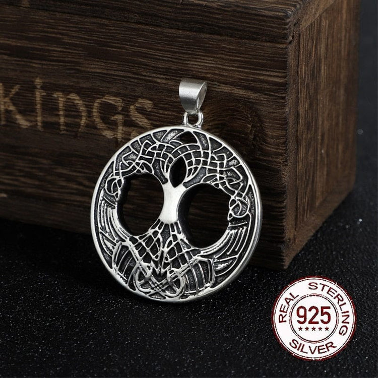 Pendentif en Argent Sterling 925 - Yggdrasil Pendentif en Argent Sterling 925 - Yggdrasil