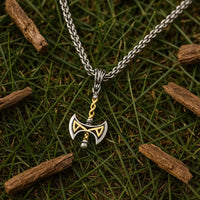 Collier Viking - Hache Viking Dorée Collier Viking - Hache Viking Dorée