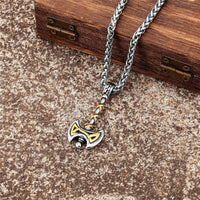 Collier Viking - Hache Viking Dorée Collier Viking - Hache Viking Dorée