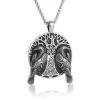 Collier viking Hugin et Munin Collier viking Hugin et Munin