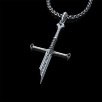 Collier viking l'épée du conquérant Collier viking l'épée du conquérant