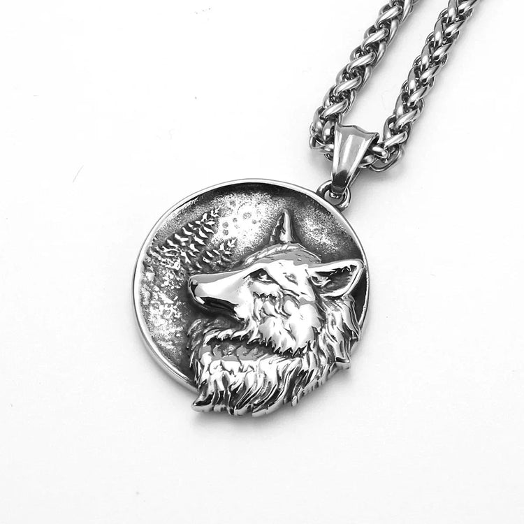 Collier viking \"L'Éveil du loup\" Collier viking \"L'Éveil du loup\"