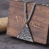 Collier Viking \"Lien des Mondes: Pendentif Yggdrasil Valknut\" Collier Viking \"Lien des Mondes: Pendentif Yggdrasil Valknut\"