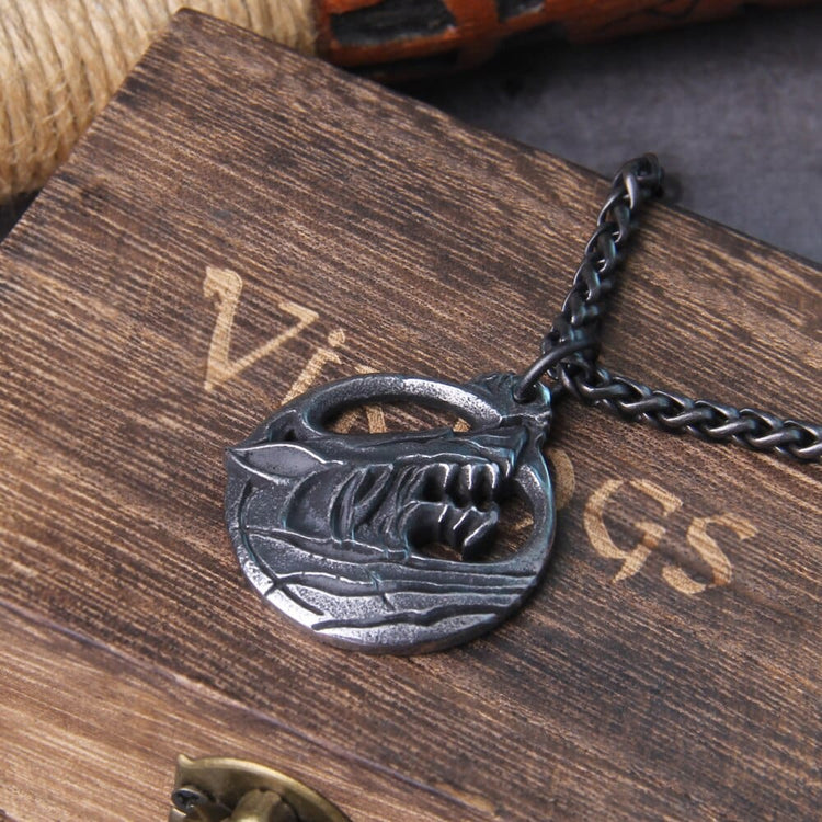 Collier Viking \"Pendentif de l'indomptable Fenrir\" Collier Viking \"Pendentif de l'indomptable Fenrir\"