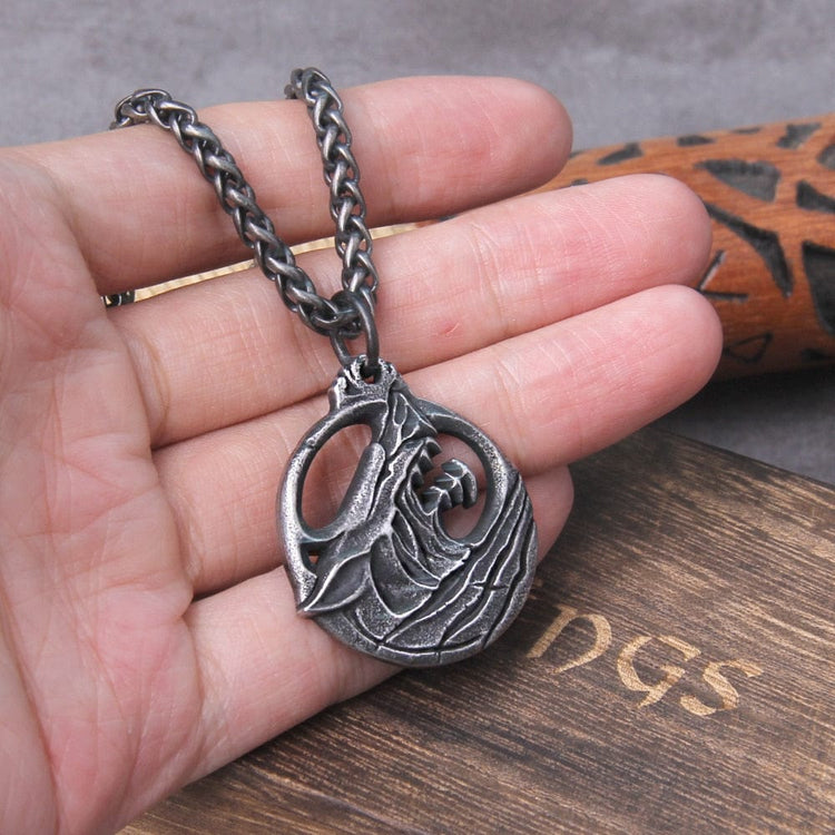 Collier Viking \"Pendentif de l'indomptable Fenrir\" Collier Viking \"Pendentif de l'indomptable Fenrir\"