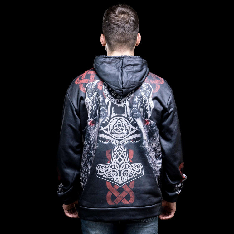 Hoodie Viking \"Compass du Destin\" Hoodie Viking \"Compass du Destin\"