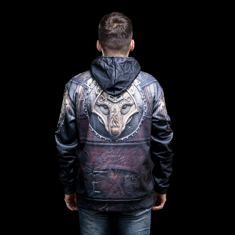 Hoodie Viking \"Fenrir, l'Équipement de Bronze\" Hoodie Viking \"Fenrir, l'Équipement de Bronze\"