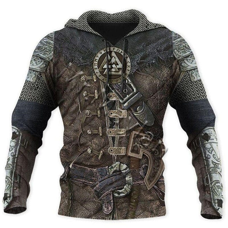 Hoodie Viking \"Hoodie Armure du Valhalla\" Hoodie Viking \"Hoodie Armure du Valhalla\"