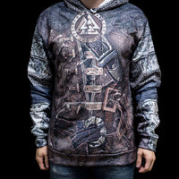Hoodie Viking \"Hoodie Armure du Valhalla\" Hoodie Viking \"Hoodie Armure du Valhalla\"