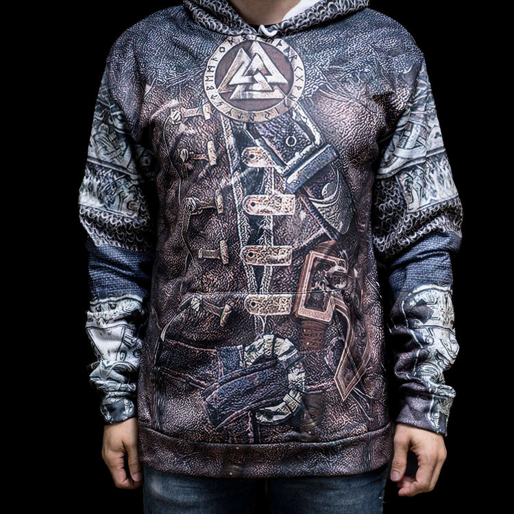 Hoodie Viking \"Hoodie Armure du Valhalla\" Hoodie Viking \"Hoodie Armure du Valhalla\"