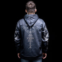 Hoodie Viking \"Hoodie Crâne de Guerrier - Voyage jusqu'au Valhalla\" Hoodie Viking \"Hoodie Crâne de Guerrier - Voyage jusqu'au Valhalla\"