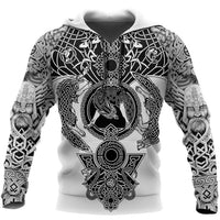 Hoodie Viking \"Hoodie Loup du Nord - Emblèmes Viking\" Hoodie Viking \"Hoodie Loup du Nord - Emblèmes Viking\"