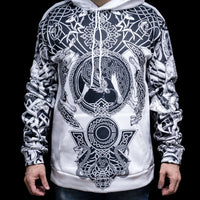 Hoodie Viking \"Hoodie Loup du Nord - Emblèmes Viking\" Hoodie Viking \"Hoodie Loup du Nord - Emblèmes Viking\"