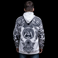 Hoodie Viking \"Hoodie Loup du Nord - Emblèmes Viking\" Hoodie Viking \"Hoodie Loup du Nord - Emblèmes Viking\"