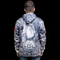 Hoodie Viking \"Hoodie Mjöllnir et Valknut\" Hoodie Viking \"Hoodie Mjöllnir et Valknut\"