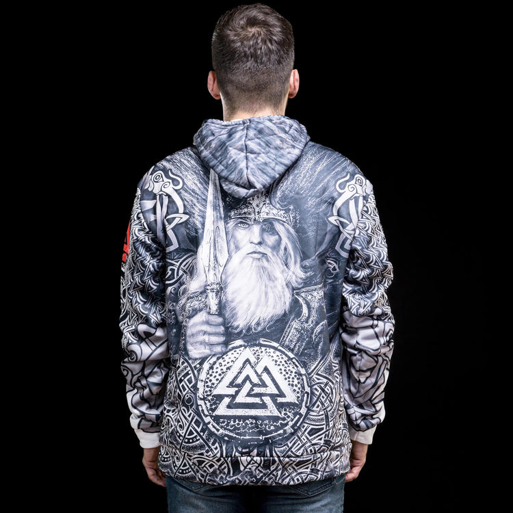 Hoodie Viking \"Hoodie Mjöllnir et Valknut\" Hoodie Viking \"Hoodie Mjöllnir et Valknut\"