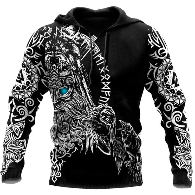 Hoodie Viking \"Hoodie Rêverie d'Odin\" Hoodie Viking \"Hoodie Rêverie d'Odin\"