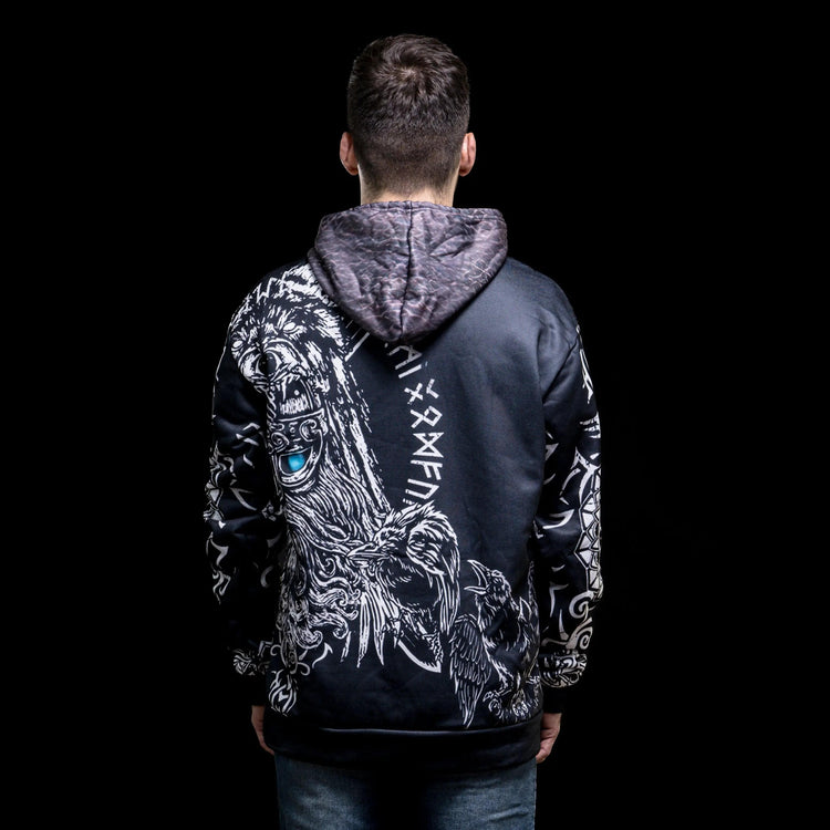Hoodie Viking \"Hoodie Rêverie d'Odin\" Hoodie Viking \"Hoodie Rêverie d'Odin\"