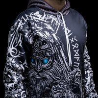 Hoodie Viking \"Hoodie Rêverie d'Odin\" Hoodie Viking \"Hoodie Rêverie d'Odin\"