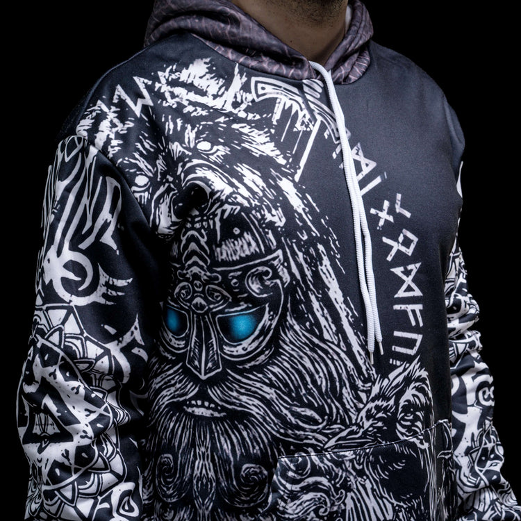 Hoodie Viking \"Hoodie Rêverie d'Odin\" Hoodie Viking \"Hoodie Rêverie d'Odin\"