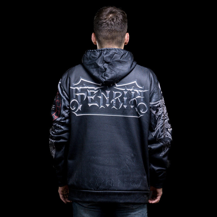 Hoodie Viking \"Le Chemin du Loup Légendaire\" Hoodie Viking \"Le Chemin du Loup Légendaire\"