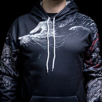 Hoodie Viking \"Le Chemin du Loup Légendaire\" Hoodie Viking \"Le Chemin du Loup Légendaire\"
