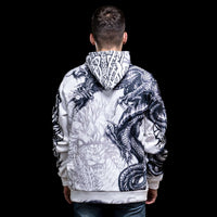 Hoodie Viking \"Ouroboros Enragé - Cercle de la Bataille\" Hoodie Viking \"Ouroboros Enragé - Cercle de la Bataille\"