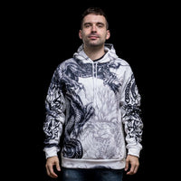 Hoodie Viking \"Ouroboros Enragé - Cercle de la Bataille\" Hoodie Viking \"Ouroboros Enragé - Cercle de la Bataille\"
