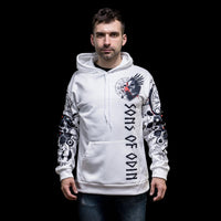 Hoodie Viking \"Rune Valknut Chemin vers le Valhalla\" Hoodie Viking \"Rune Valknut Chemin vers le Valhalla\"