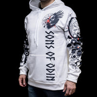Hoodie Viking \"Rune Valknut Chemin vers le Valhalla\" Hoodie Viking \"Rune Valknut Chemin vers le Valhalla\"
