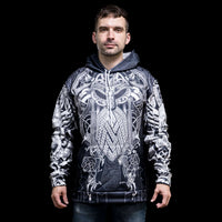 Hoodie Viking \"Thor's Epicenter - Puissance du Tonnerre\" Hoodie Viking \"Thor's Epicenter - Puissance du Tonnerre\"