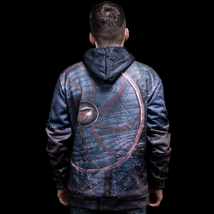 Hoodie Viking \"Vegvisir, la boussole du guerrier\" Hoodie Viking \"Vegvisir, la boussole du guerrier\"