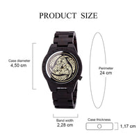 Montre en Bois - La Corne d'Odin Montre en Bois - La Corne d'Odin