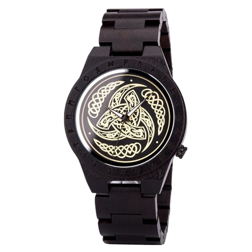 Montre en Bois - La Corne d'Odin Montre en Bois - La Corne d'Odin