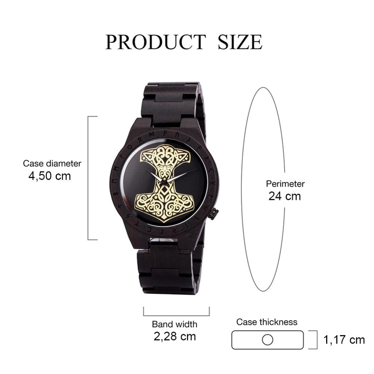 Montre en Bois - Mjolnir Montre en Bois - Mjolnir