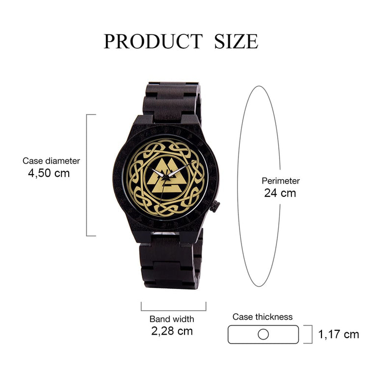 Montre en Bois - Valknut Montre en Bois - Valknut