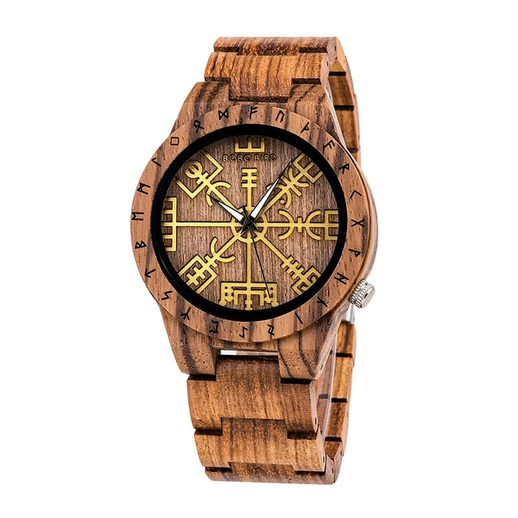 Montre en Bois - Vegvisir Montre en Bois - Vegvisir