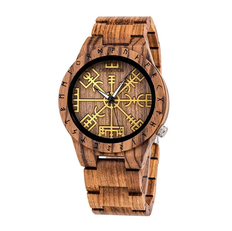 Montre en Bois - Vegvisir