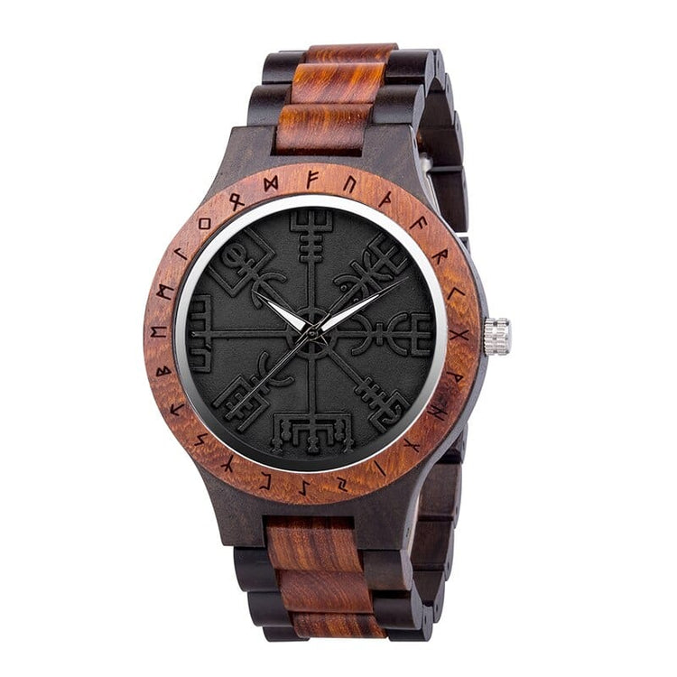 Montre en Bois - Vegvisir