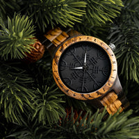 Montre en Bois - Vegvisir Montre en Bois - Vegvisir