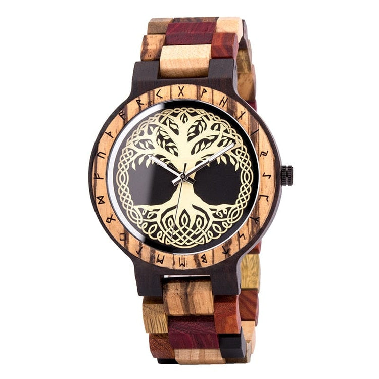 Montre en Bois - Yggdrasil Bois Intense Montre en Bois - Yggdrasil Bois Intense