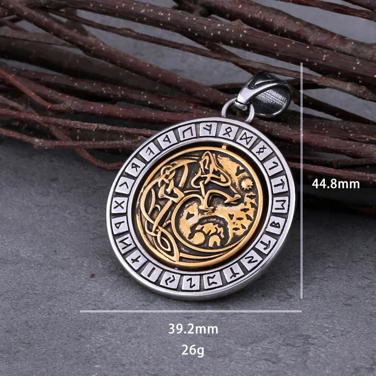 Pendentif de l’Ère Viking - Rugissement du Loup Pendentif de l’Ère Viking - Rugissement du Loup