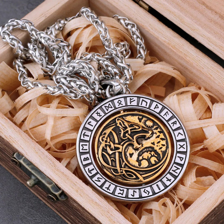 Pendentif de l’Ère Viking - Rugissement du Loup Pendentif de l’Ère Viking - Rugissement du Loup
