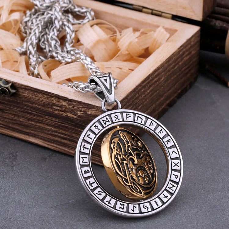 Pendentif de l’Ère Viking - Rugissement du Loup Pendentif de l’Ère Viking - Rugissement du Loup