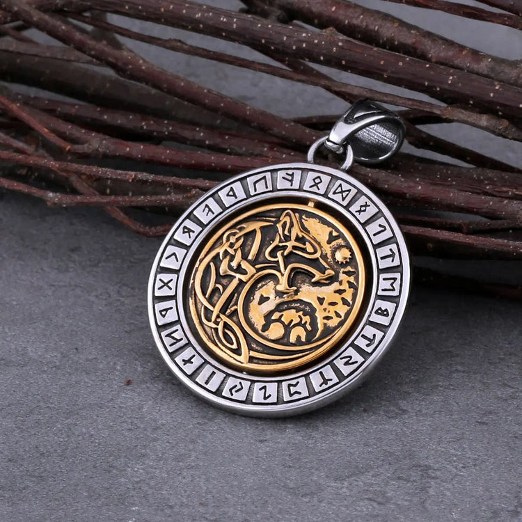 Pendentif de l’Ère Viking - Rugissement du Loup Pendentif de l’Ère Viking - Rugissement du Loup